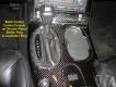 Driver Power Window Bezel, Real Black Carbon C6 Corvette, 2005-2008